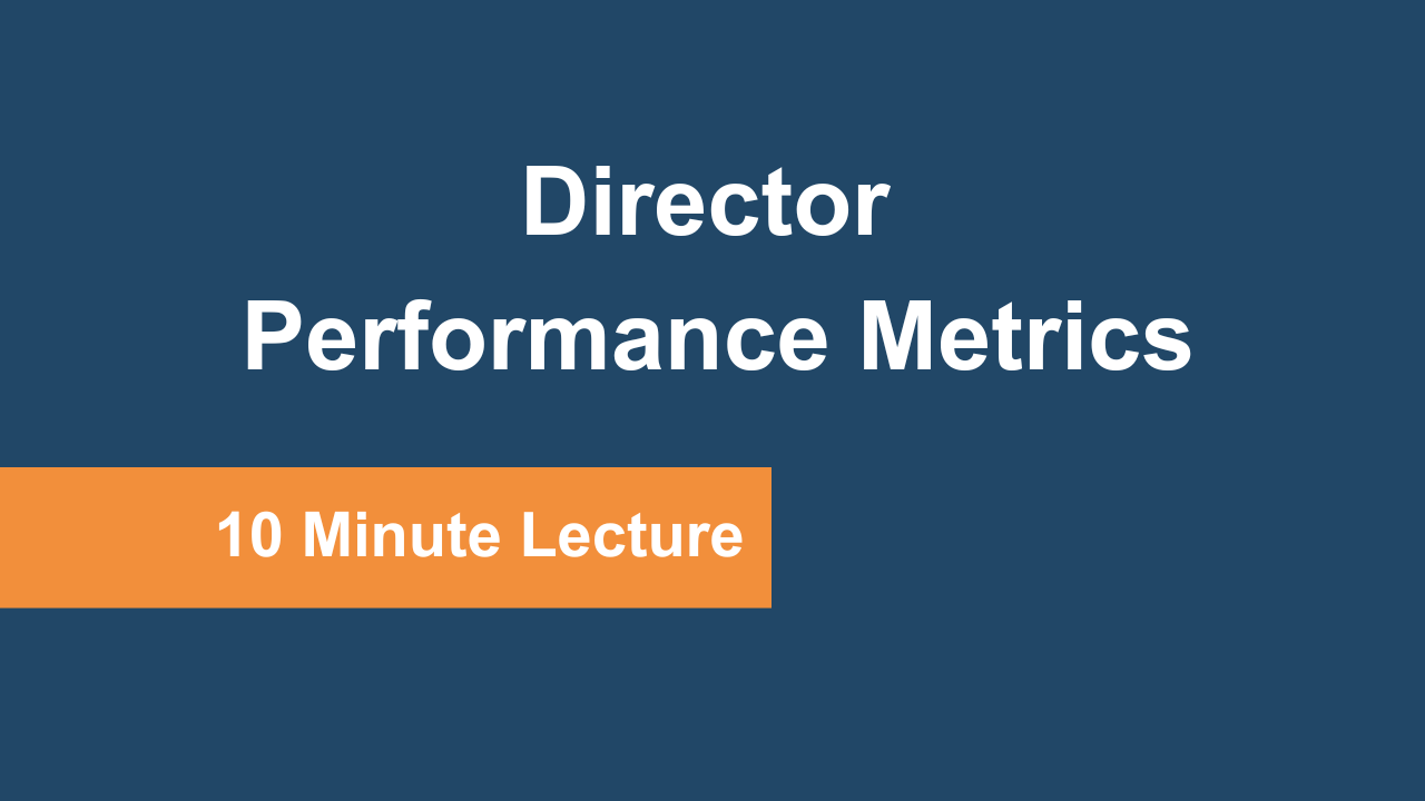 Director Performance Metrics 10min thumbnails LMS feature images